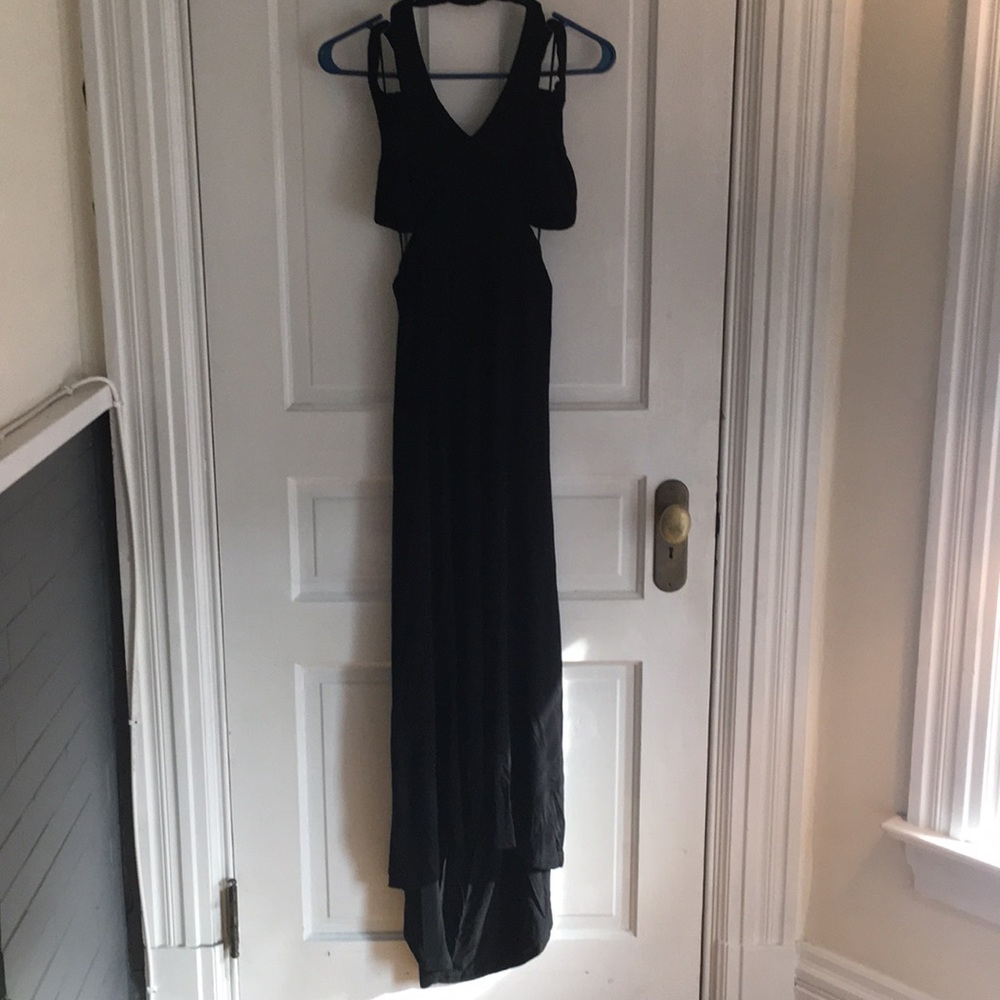 Lspace cutout backless dress